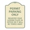 Signmission Register Your License Plate in Office or It Will Towed Away Aluminum Sign, 24" x 18", TG-1824-23229 A-DES-TG-1824-23229 - alternate 1